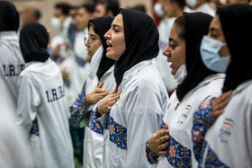 مراسم بدرقه کاروان اعزامی به بازی‌های پاراآسیایی جوانان امارات