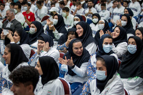 مراسم بدرقه کاروان اعزامی به بازی‌های پاراآسیایی جوانان امارات