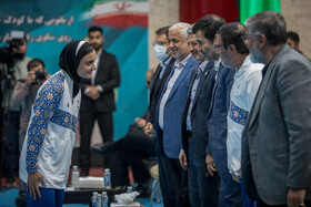 مراسم بدرقه کاروان اعزامی به بازی‌های پاراآسیایی جوانان امارات