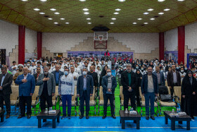 مراسم بدرقه کاروان اعزامی به بازی‌های پاراآسیایی جوانان امارات