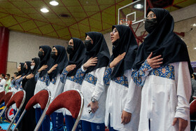 مراسم بدرقه کاروان اعزامی به بازی‌های پاراآسیایی جوانان امارات