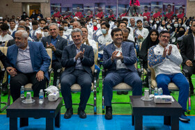 مراسم بدرقه کاروان اعزامی به بازی‌های پاراآسیایی جوانان امارات