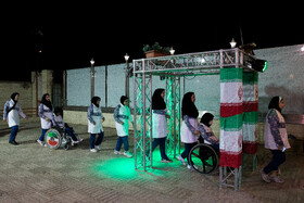 مراسم بدرقه کاروان اعزامی به بازی‌های پاراآسیایی جوانان امارات