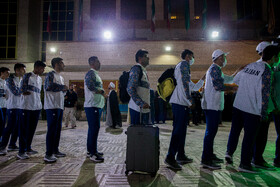 مراسم بدرقه کاروان اعزامی به بازی‌های پاراآسیایی جوانان امارات