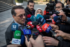 علاءالدین رفیع‌زاده، رئیس سازمان اداری و استخدامی کشور در حاشیه جلسه هیات دولت - ۱۲ آذر