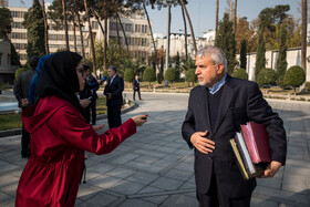 سید رضا صالحی‌امیری، وزیر میراث فرهنگی، گردشگری و صنایع‌دستی در حاشیه جلسه هیات دولت - ۱۲ آذر