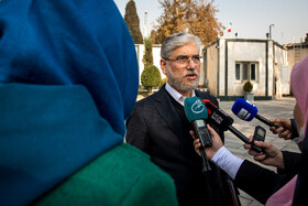 حسین سیمایی‌صراف، وزیر علوم در حاشیه جلسه هیات دولت - ۱۲ آذر