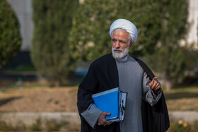 مجید انصاری، معاون حقوقی رئیس جمهور در حاشیه جلسه هیات دولت - ۱۲ آذر