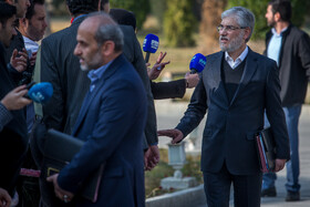 حسین سیمایی‌صراف، وزیر علوم در حاشیه جلسه هیات دولت - ۱۲ آذر