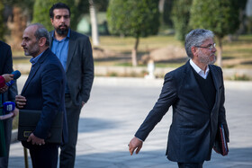 حسین سیمایی‌صراف، وزیر علوم در حاشیه جلسه هیات دولت - ۱۲ آذر