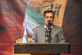 سید رسول موسوی نژادیان، مدیرکل فرهنگ و ارشاد اسلامی استان سمنان در مراسم اختتامیه هجدهمین سوگواره بین المللی "مهر محرم" - سمنان