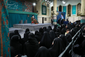 دیدار هزاران نفر از زنان و دختران با رهبر انقلاب