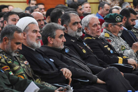 امیر دریادار شهرام ایرانی فرمانده نیروی دریایی ارتش جمهوری اسلامی ایران در یادواره امیر دریادار "شهید محمد ابراهیم همتی" در سمنان