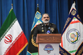 سخنرانی امیر دریادار شهرام ایرانی فرمانده نیروی دریایی ارتش جمهوری اسلامی ایران در یادواره امیر دریادار "شهید محمد ابراهیم همتی" در سمنان