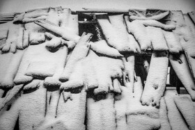 بارش برف پاییزی در روستاهای کوهستانی سوادکوه