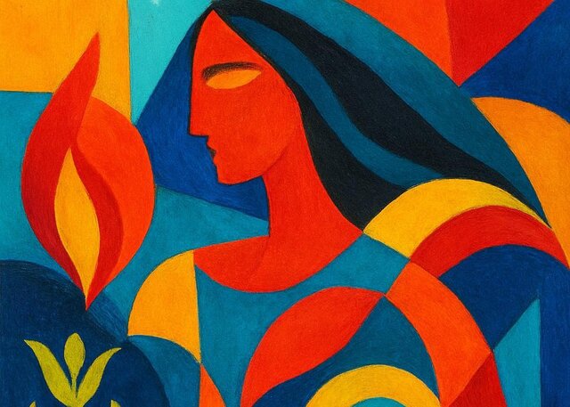 عکس با هوش مصنوعی ساخته شده است نخستین نقاشان زن ایرانی چه کسانی بودند؟