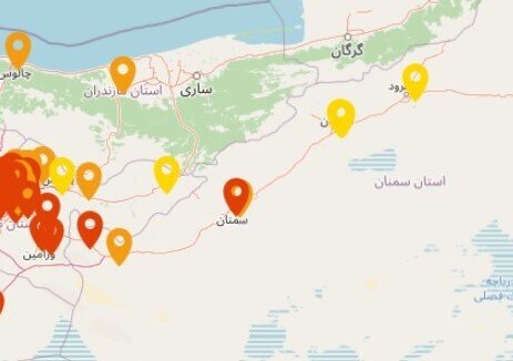  وضعیت قرمز آلودگی در سمنان و ایوانکی/ گرمسار نیز برای گروه‌های حساس ناسالم شد