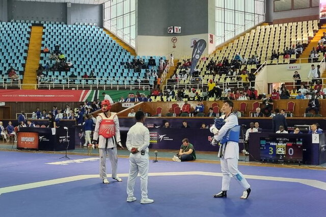 صعود زندی به فینال تکواندوی زیر ۲۱ سال قهرمانی جهان/ اشرافی برنز گرفت