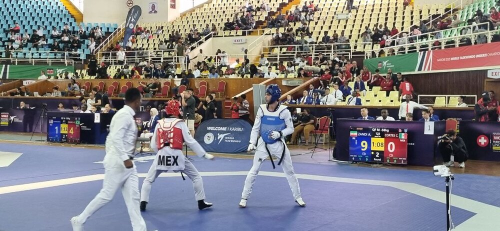 تکواندوی زیر ۲۱ سال جهان/ صعود زندی و اشرافی به نیمه نهایی 