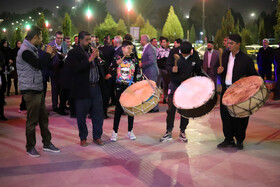 مراسم استقبال از آتوسا گلشادنژاد اولین دارنده مدال طلای کاراته جهان