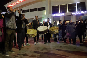 مراسم استقبال از آتوسا گلشادنژاد اولین دارنده مدال طلای کاراته جهان