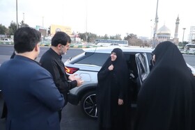 معاون امور زنان و خانواده رئیس‌ جمهور وارد قم شد