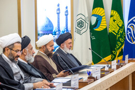 حضور حجت الاسلام سید علی قاضی عسکر تولیت آستان عبدالعظیم حسنی(ع) در هشتمین اجلاسیه تولیت های آستانه های مقدس و بقاع متبرکه ایران - قم