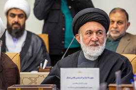 حجت الاسلام سید علی قاضی عسکر تولیت آستان عبدالعظیم حسنی(ع) در هشتمین اجلاسیه تولیت های آستانه های مقدس و بقاع متبرکه ایران - قم