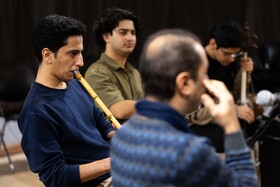 تمرین ارکستر سازهای ایرانی