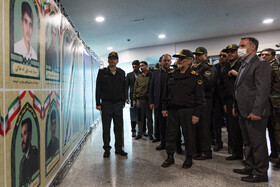 حضور سردار قاسم رضایی، جانشین فرمانده کل انتظامی جمهوری اسلامی ایران در اجلاسیه ۳۰۵ شهید فرماندهی انتظامی استان البرز