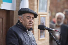 سخنرانی علی‌اصغر شاه‌زیدی، خواننده پیشکسوت اصفهانی در بزرگداشت چهل و چهارمین سالگرد درگذشت استاد جلال‌الدین تاج اصفهانی