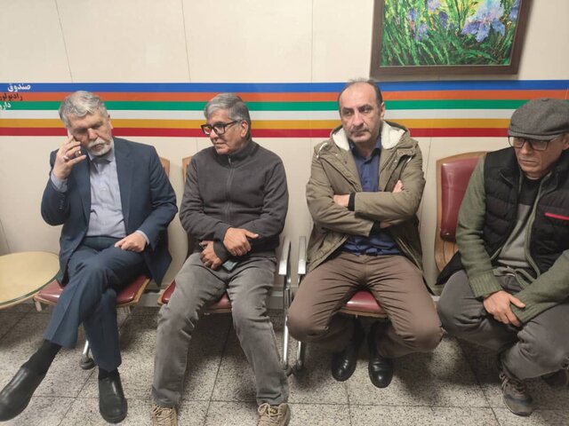 واکنش خانواده امیرخانی به عیادت رئیسجمهور + تصویر