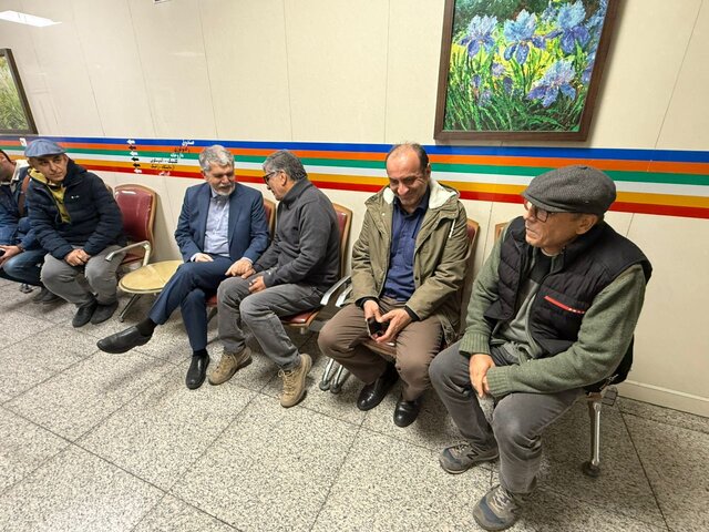 واکنش خانواده امیرخانی به عیادت رئیسجمهور + تصویر