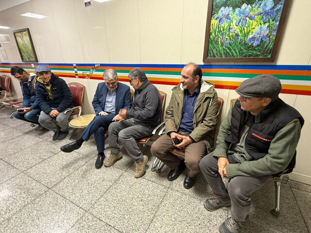 واکنش خانواده امیرخانی به عیادت رئیسجمهور + تصویر