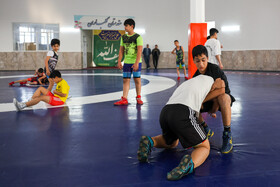 افتتاح خانه کشتی شهر طرقبه