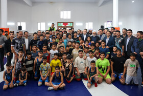 افتتاح خانه کشتی شهر طرقبه