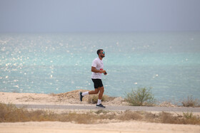 بیش از پنج هزار ورزشکار در ماراتن کیش دویدند