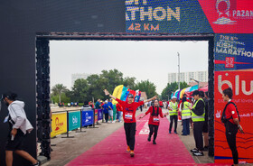 بیش از پنج هزار ورزشکار در ماراتن کیش دویدند