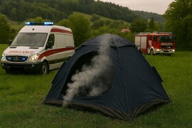 نجات چهار عضو یک خانواده از مسمومیت با مونوکسیدکربن در شیراز