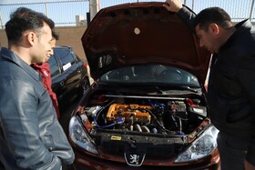 برگزاری رقابت اتومبیل رانی (درگ۴۰۰ متر )در بجنورد