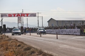 برگزاری رقابت اتومبیل رانی (درگ۴۰۰ متر )در بجنورد