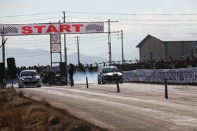 برگزاری رقابت اتومبیل رانی (درگ۴۰۰ متر )در بجنورد