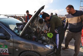 برگزاری رقابت اتومبیل رانی (درگ۴۰۰ متر )در بجنورد