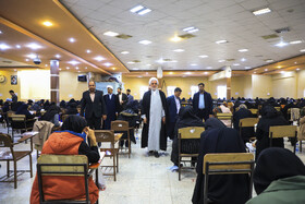  آزمون استخدامی قوه قضائیه با حضور حجت‌الاسلام ابراهیم حمیدی، رئیس کل دادگستری استان کرمان