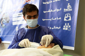 برگزاری اردوی جهادی راهیان خدمت در روستای نقدوز شهرستان اهر