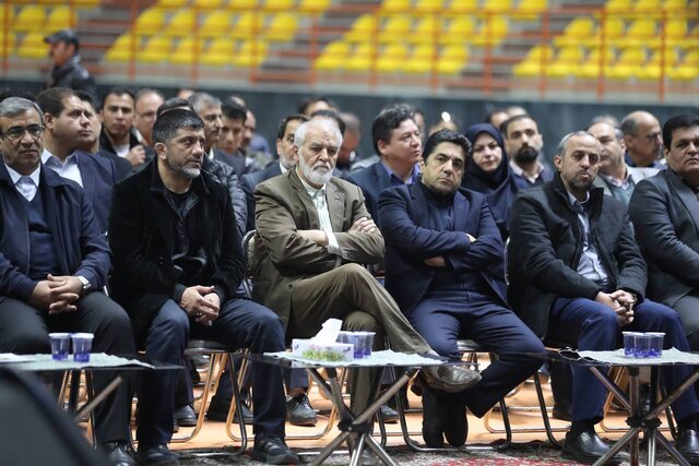 افتتاح بزرگترین سالن ورزشی پس از انقلاب در مشهد با حضور قالیباف و دنیامالی