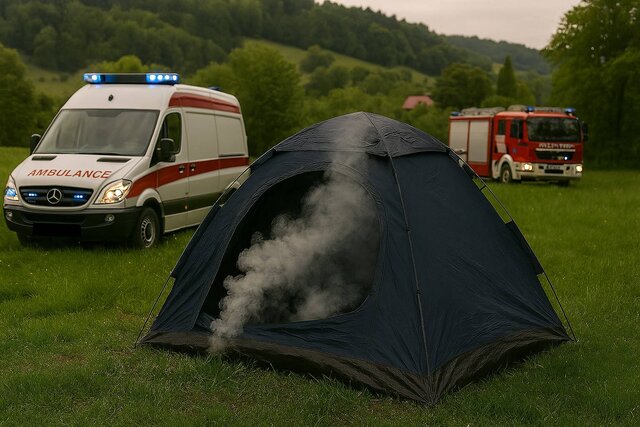 نجات چهار عضو یک خانواده از مسمومیت با مونوکسیدکربن در شیراز