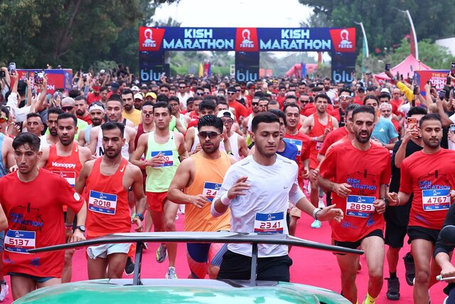برگزاری«ماراتن کیش»  با وجود مخالفت فدراسیون/ رقابت بیش از ۵ هزار دونده زن و مرد