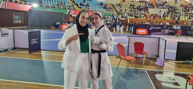 قهرمانی مبینا نعمت‌زاده و رادین زینالی در تکواندوی زیر ۲۱ سال جهان