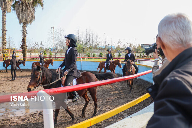 جشنواره ملی اسب نژاد کاسپین در بندر انزلی برگزار شد